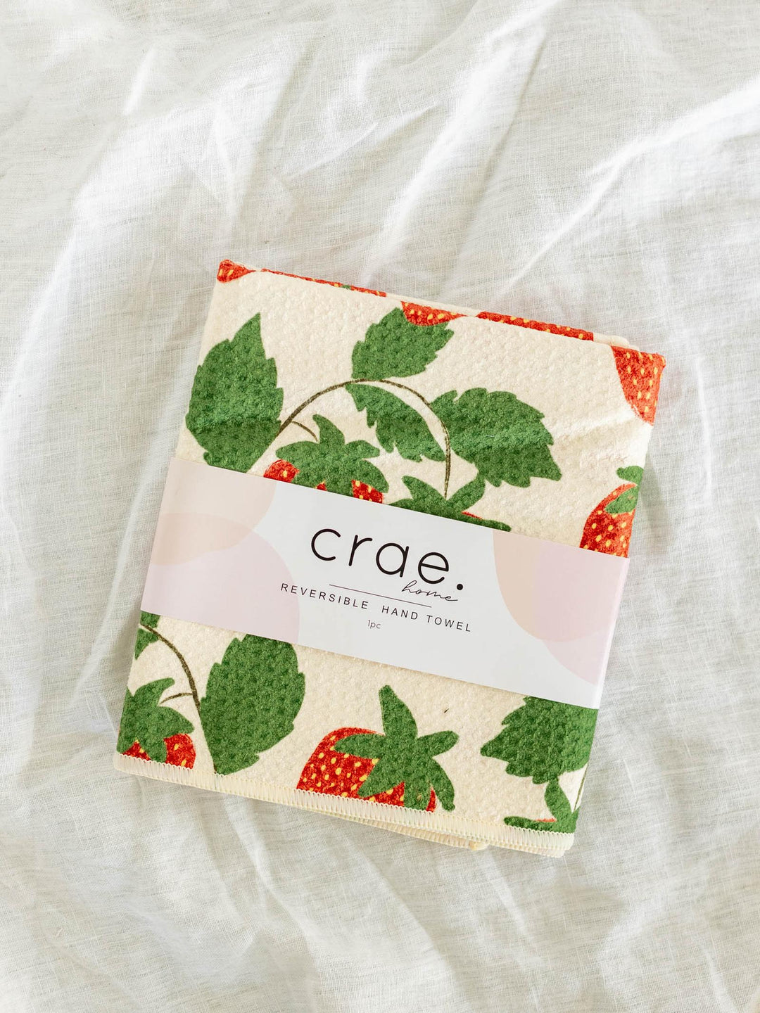 strawberry hand towel
