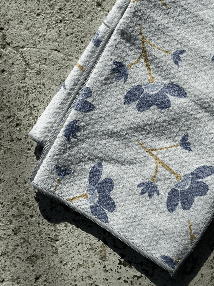 floral microfiber dishtowel