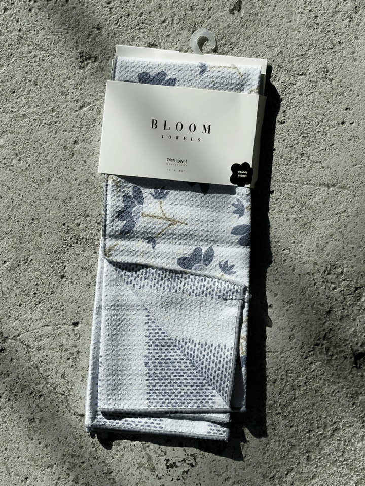 floral microfiber dishtowel