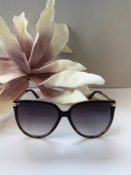 dark tortoise printed sunglasses