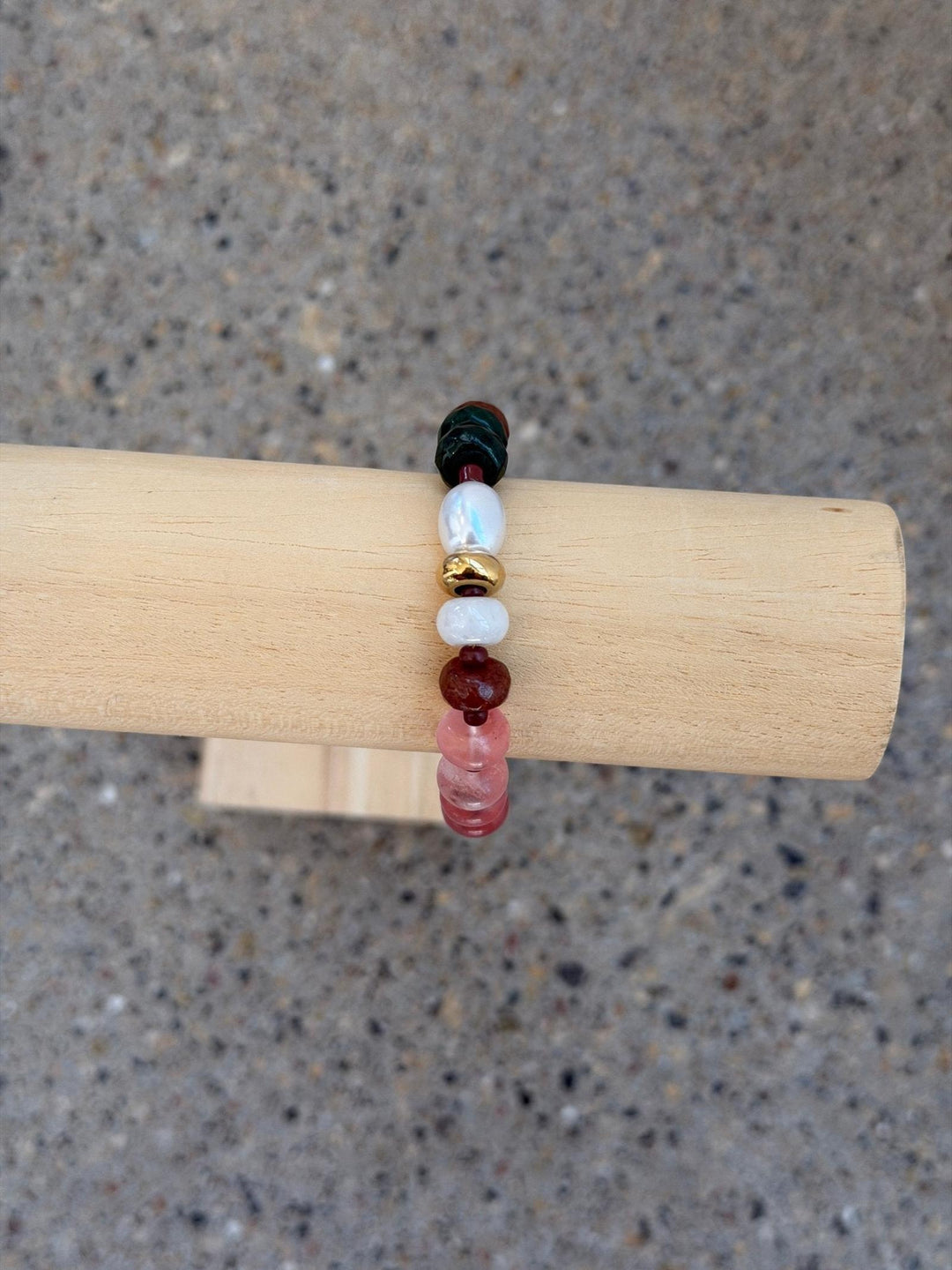 Boho Resin Beaded Bracelet