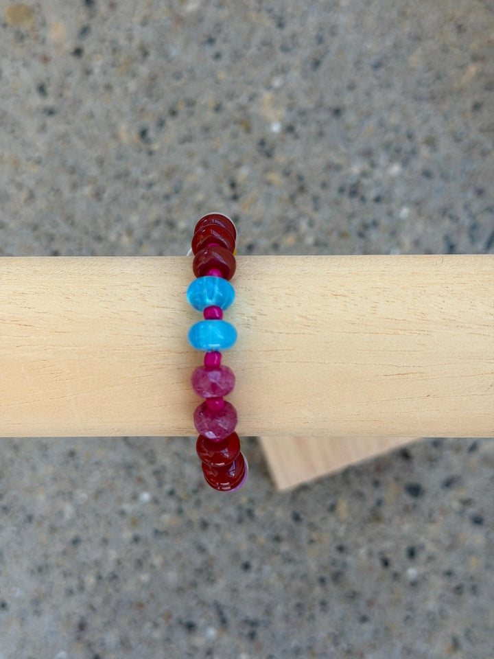 Boho Resin Beaded Bracelet