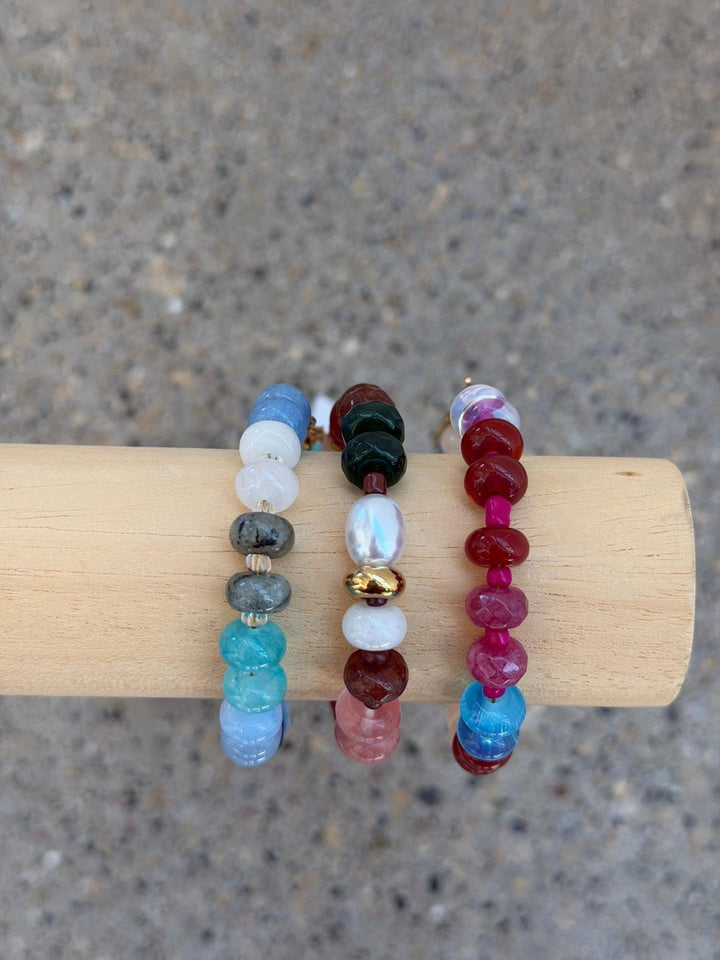 Boho Resin Beaded Bracelet