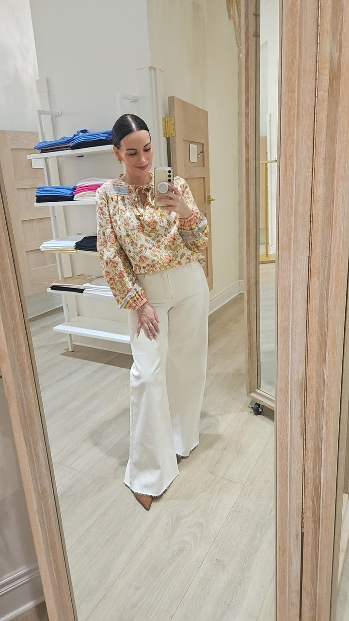 paisley print top