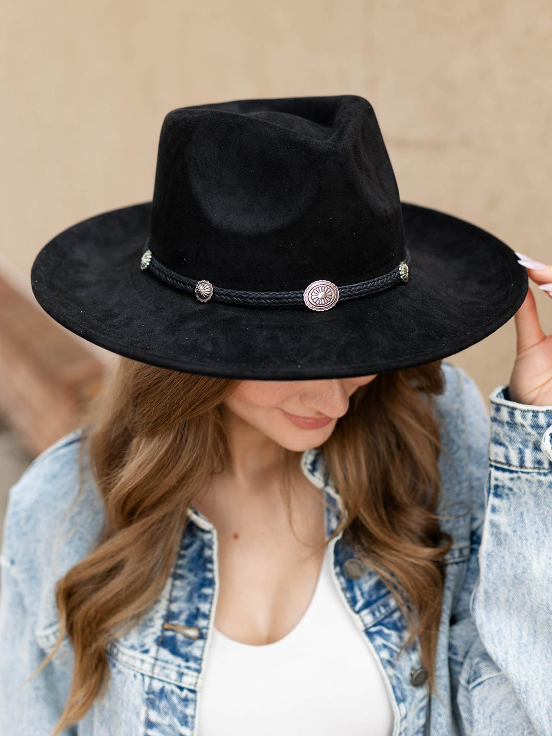 Braided Tassel Fedora Hat