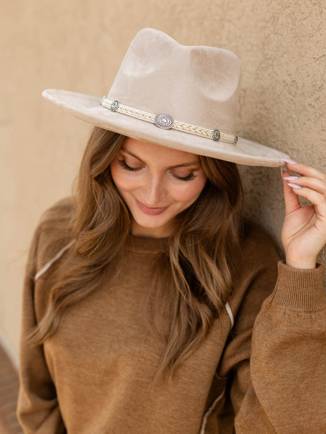Braided Tassel Fedora Hat