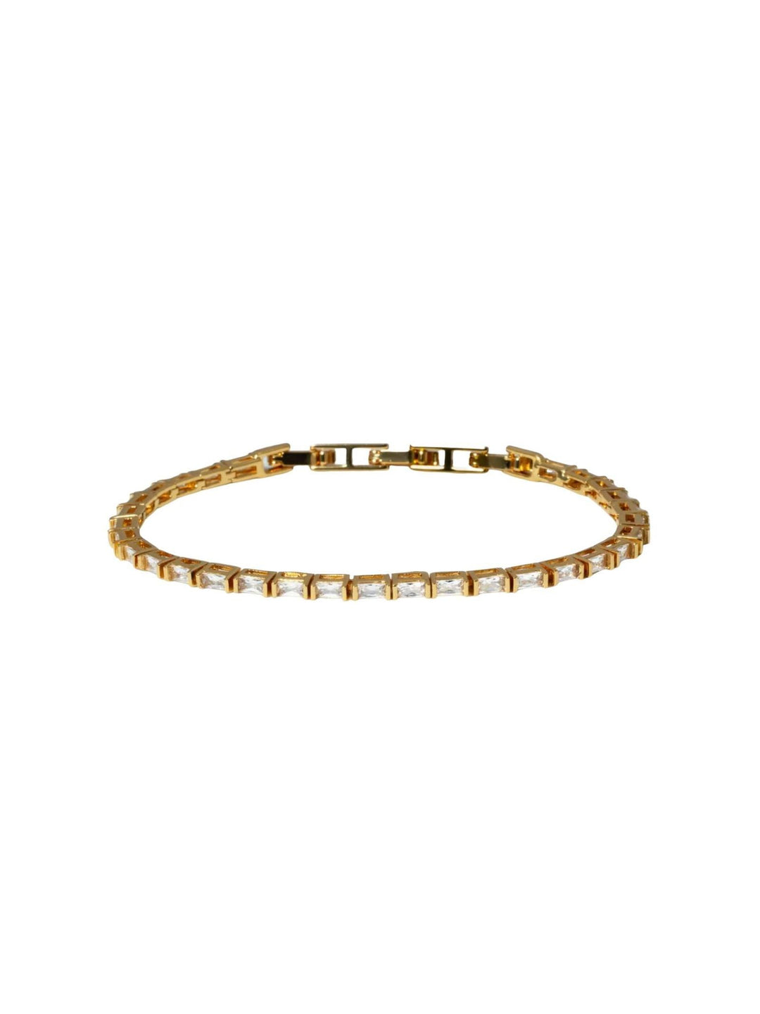 gold tennis bracelet