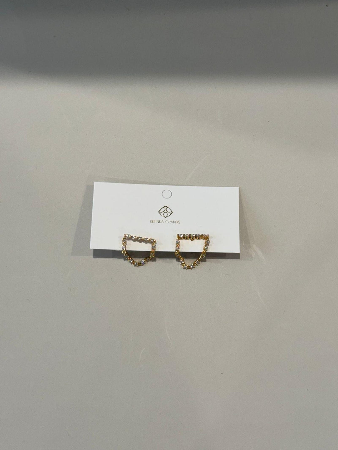 rhinestone drop earrings