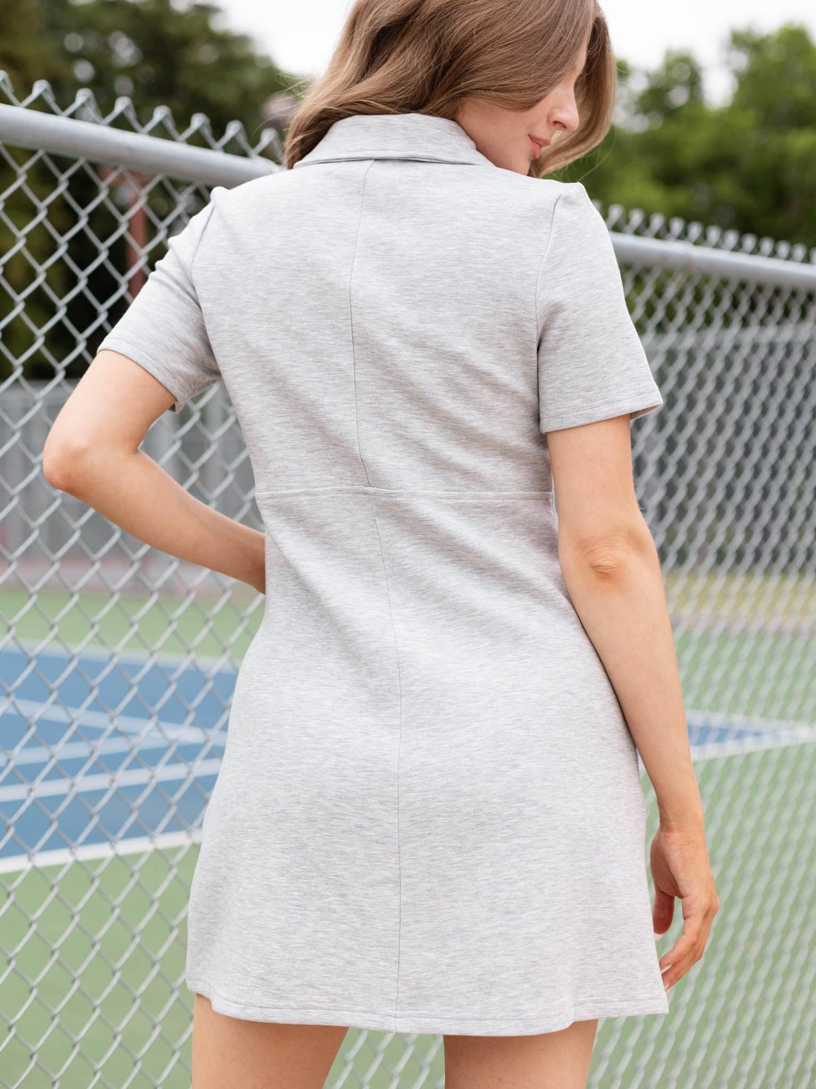 Butter Modal Quarter Zip Mini Dress | Leela and Lavender
