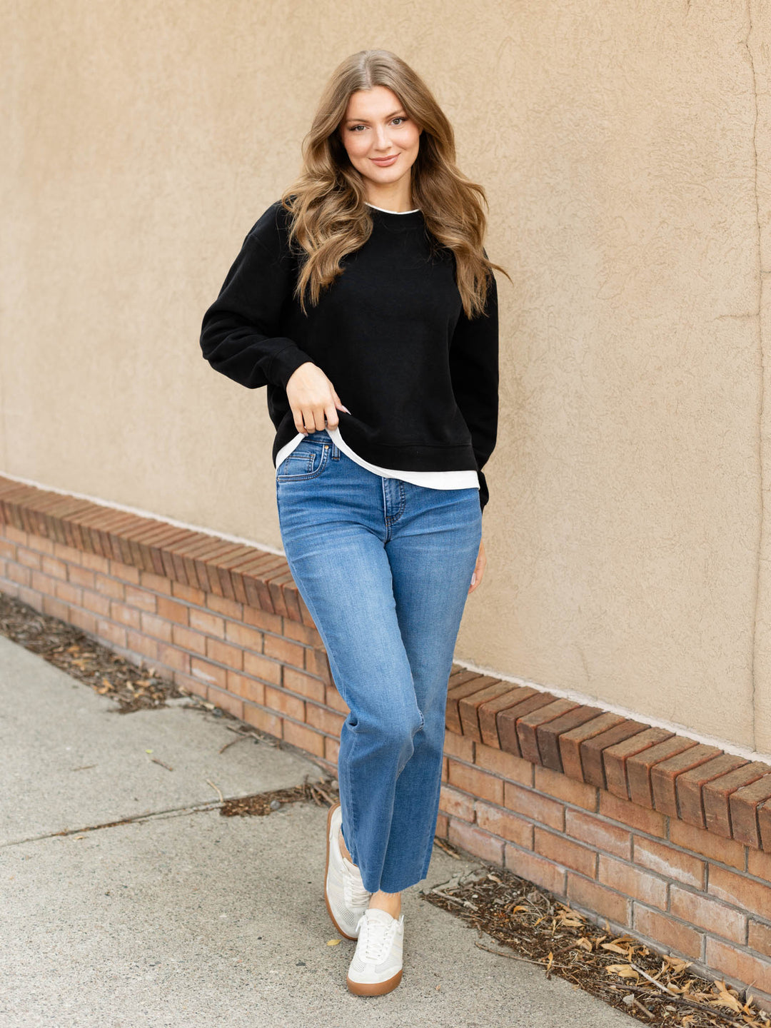 By Together Always On Crew Twofer Pullover