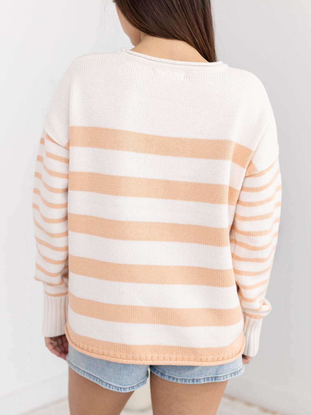 By Together Stripe Round Neck SweaterSweaters