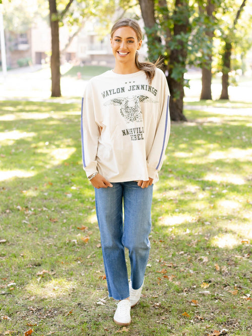 medium wash straight leg denim