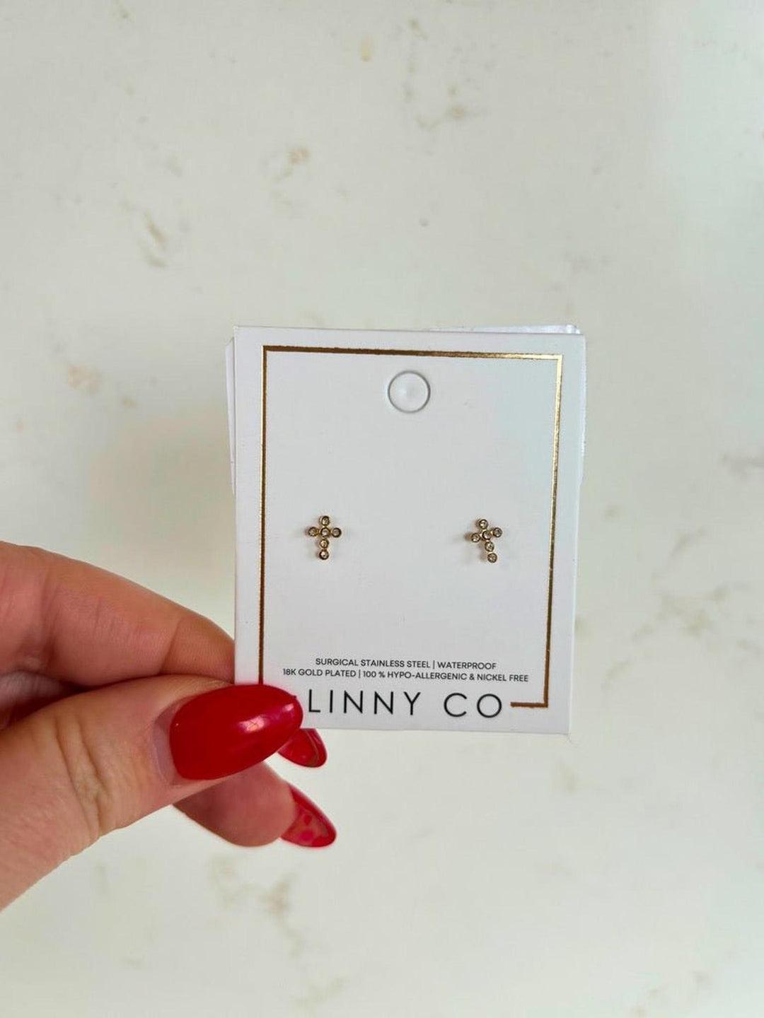 cross earrings