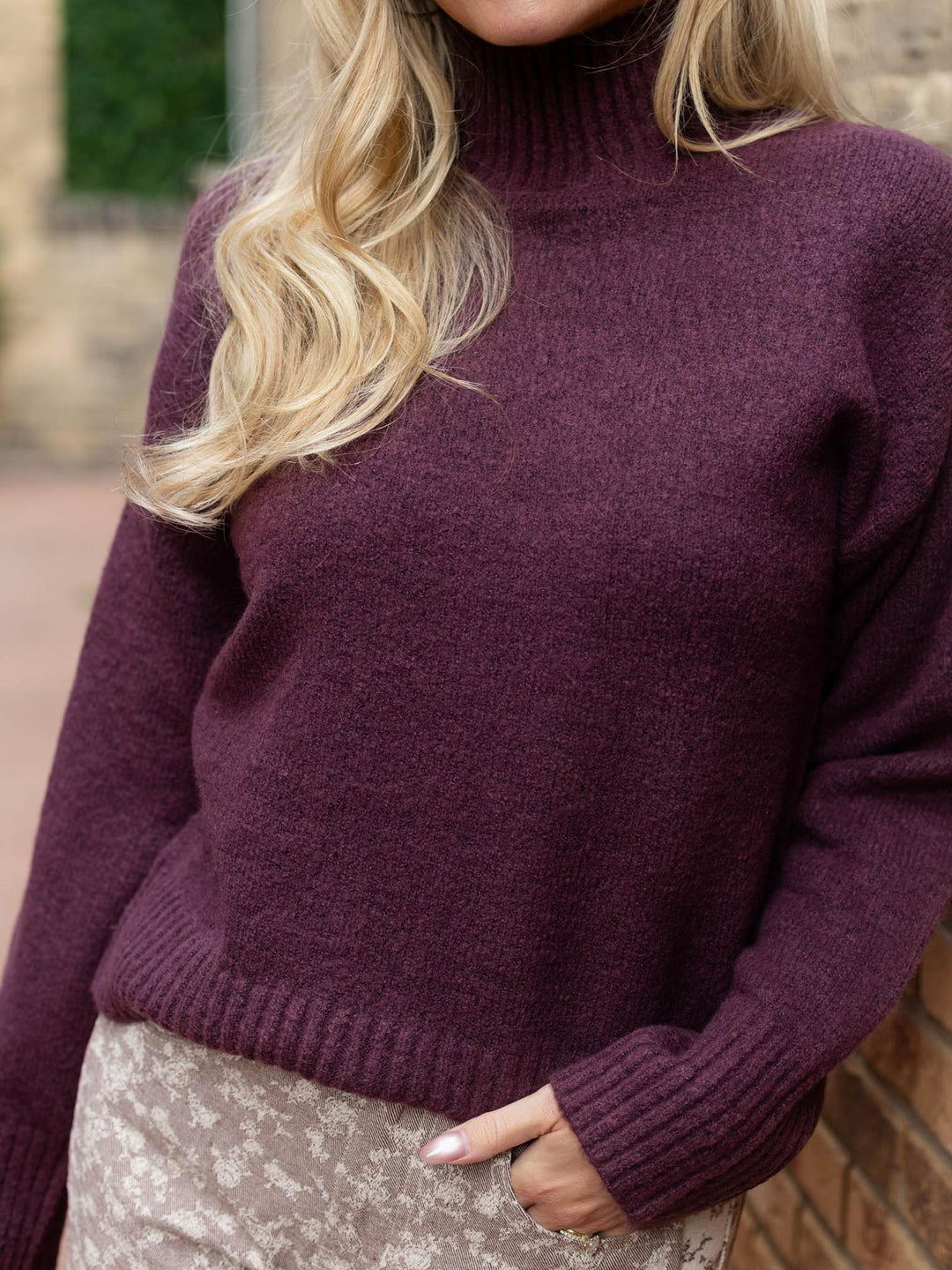 Classic High Neck Sweater
