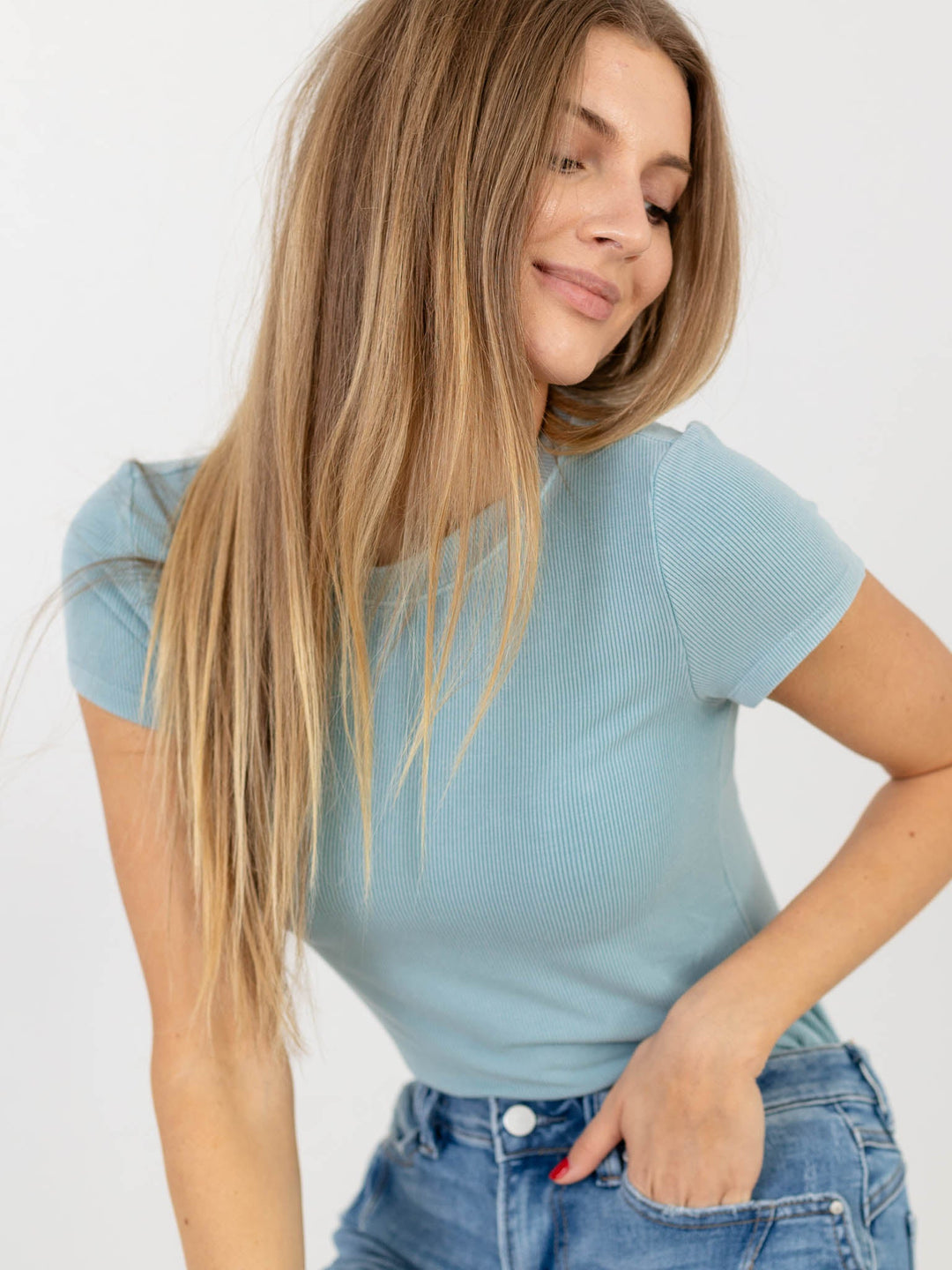 Classic Ribbed T-ShirtKnit tops