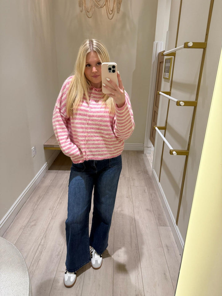 Classic Striped Piper Cardigan