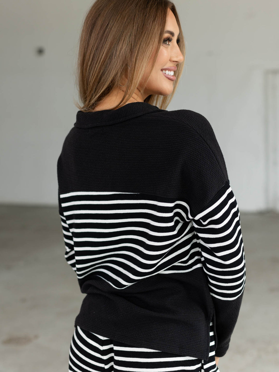 soft knit long sleeve top