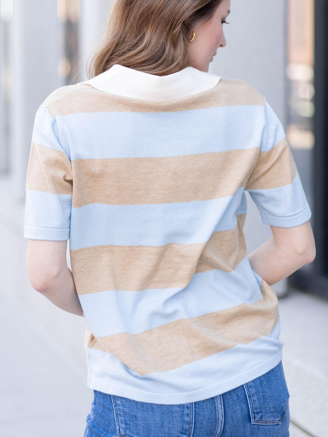 super soft polo stripe shirt