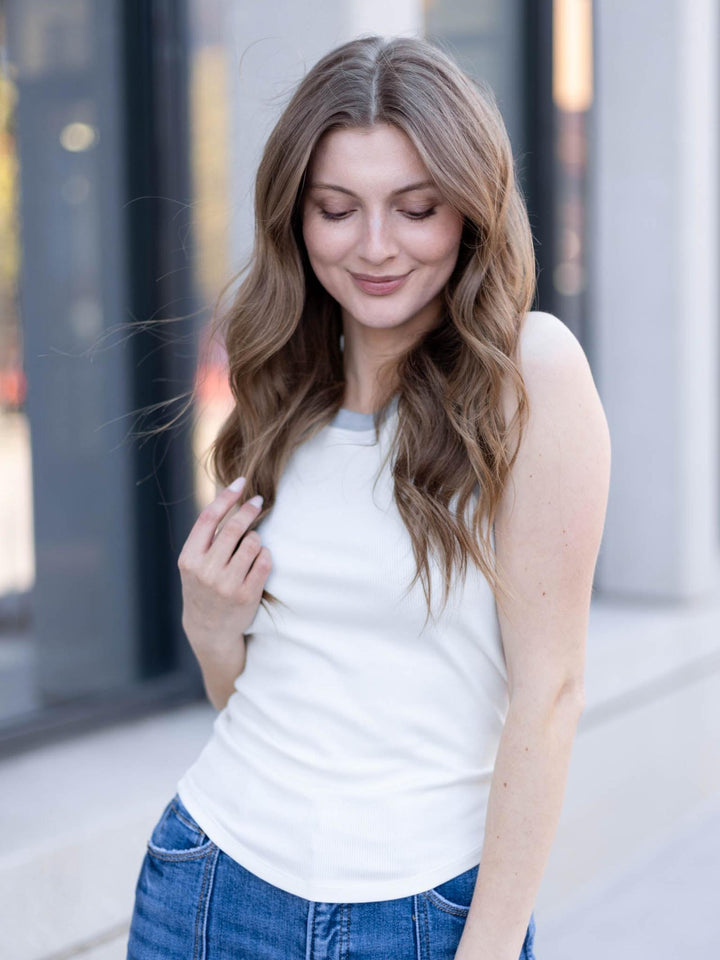basic ribbed tank