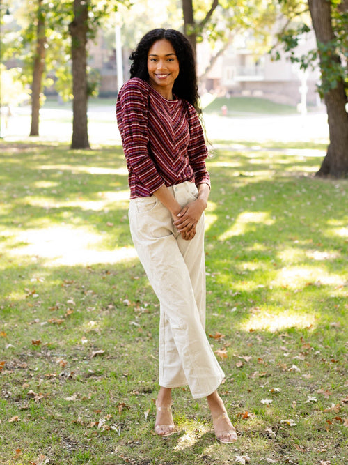 tan corduroy barrel pants