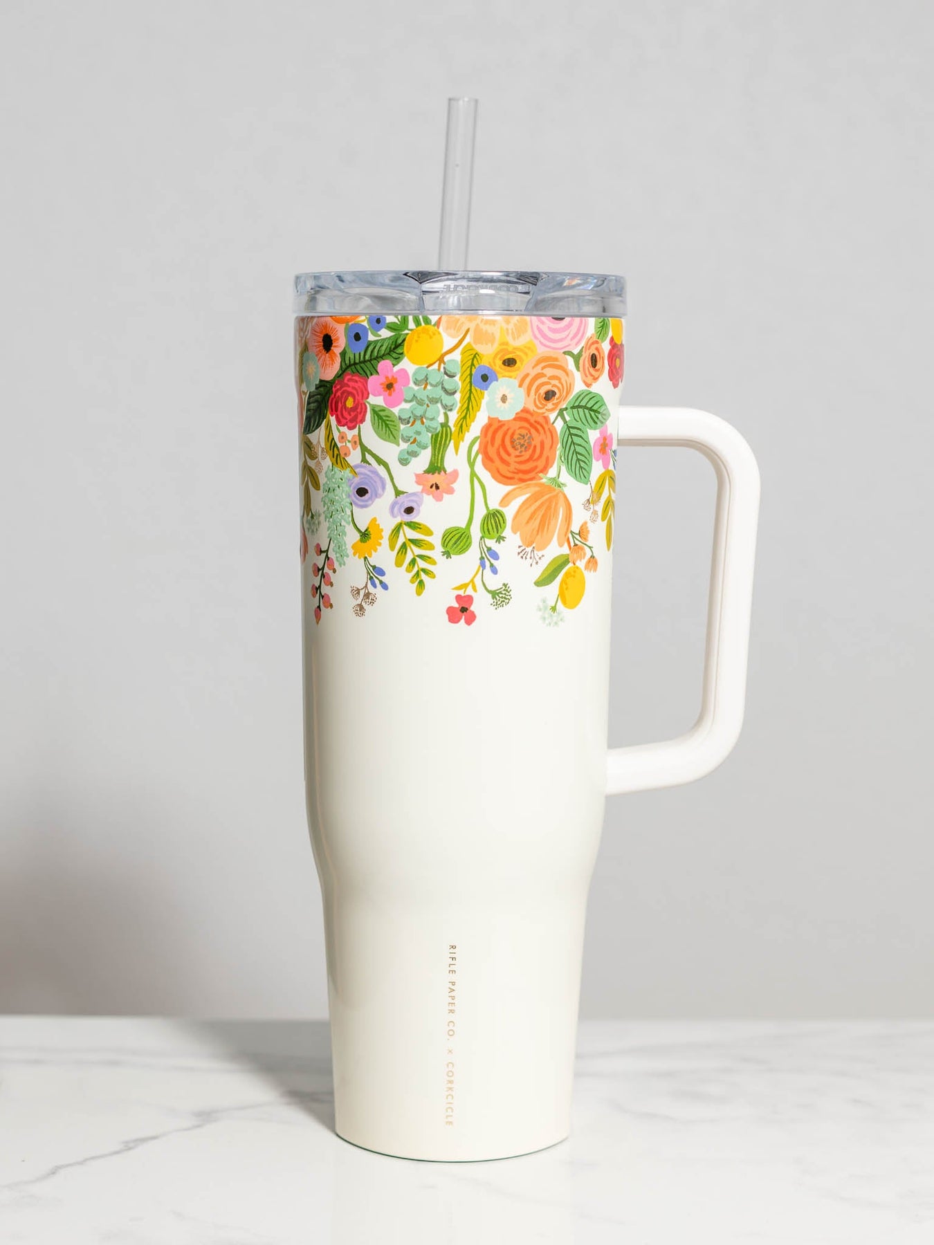 Corkcicle x Rifle Paper Co 40oz Cruiser Leela and Lavender