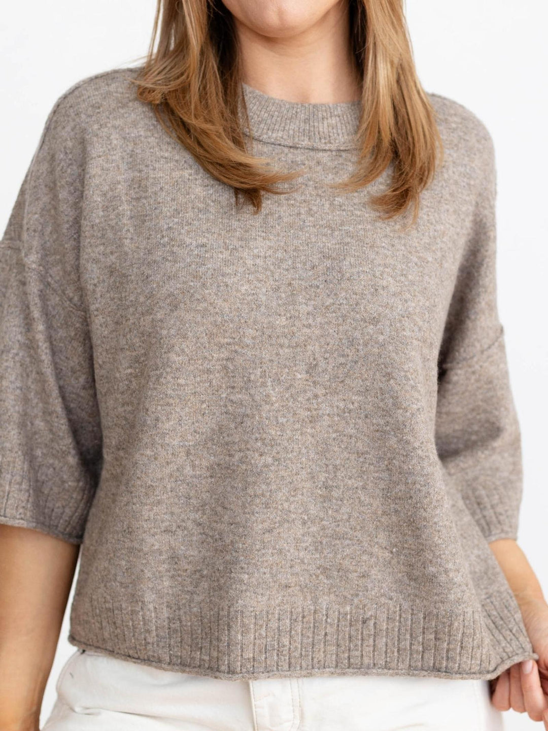taupe sweater