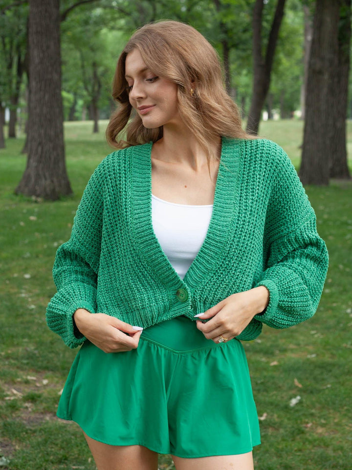 cropped cardigan