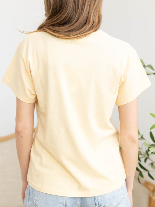 yellow elton john graphic teen