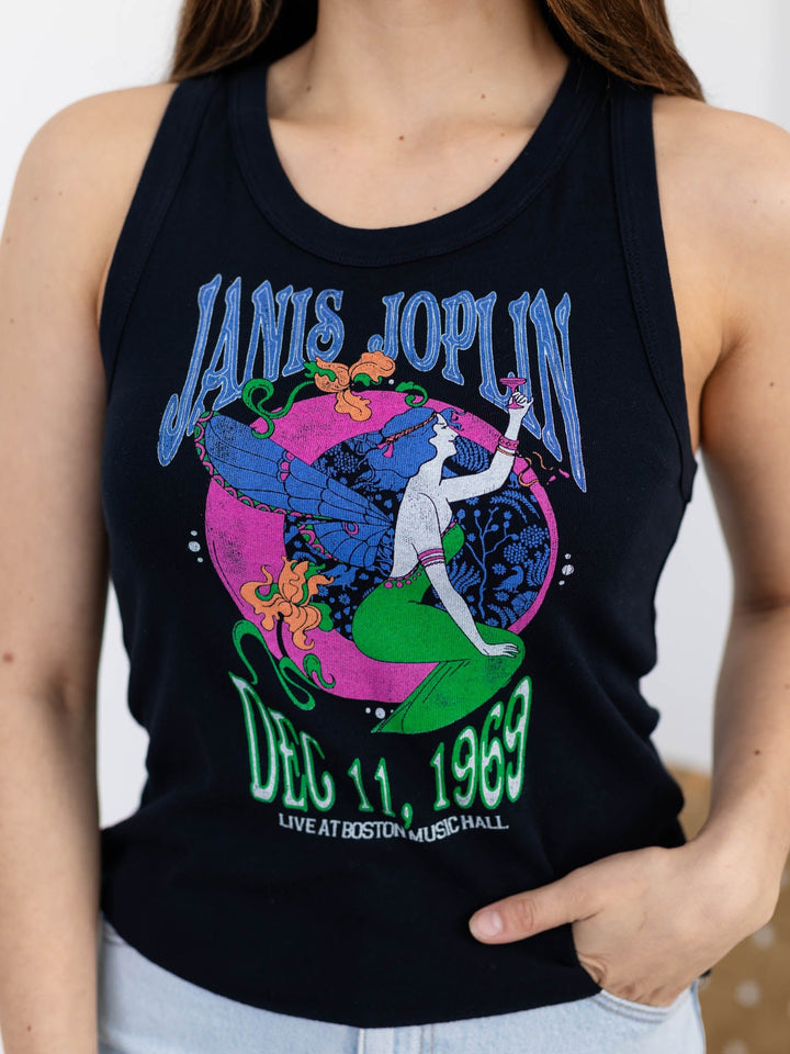 Daydreamer Janis Joplin Boston Music Hall Racer TankScreen tees