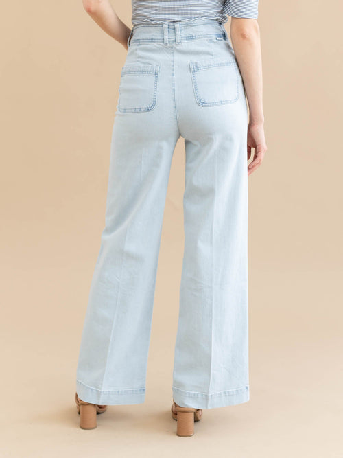 patch pocket jeans