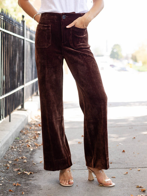 brown corduroy pant