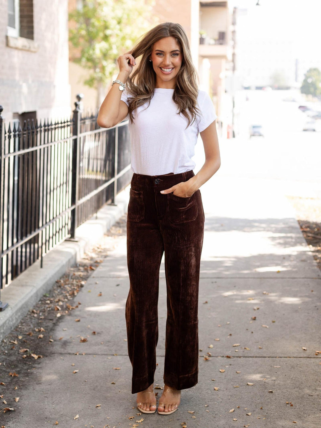 brown corduroy pant