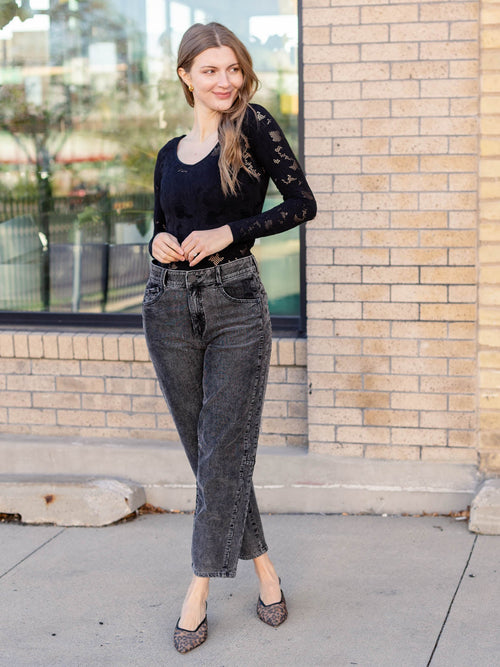 washed corduroy barrel pant