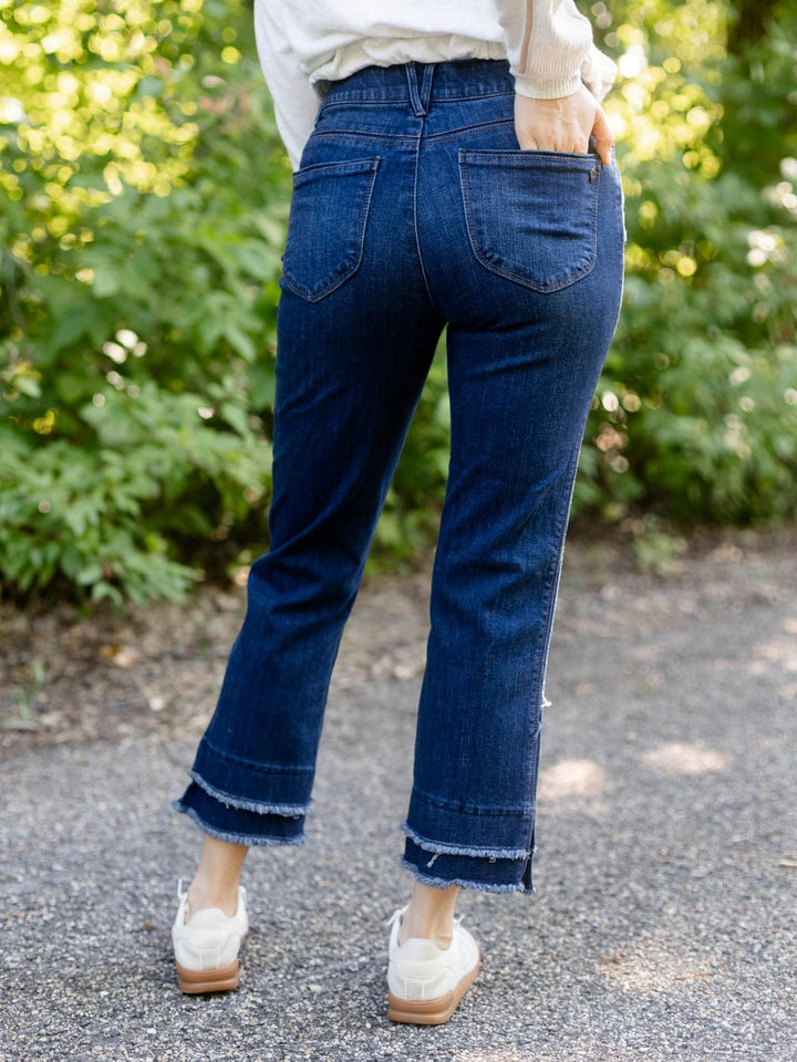 Democracy Indigo Ab Solution Kick Flare Double Layer