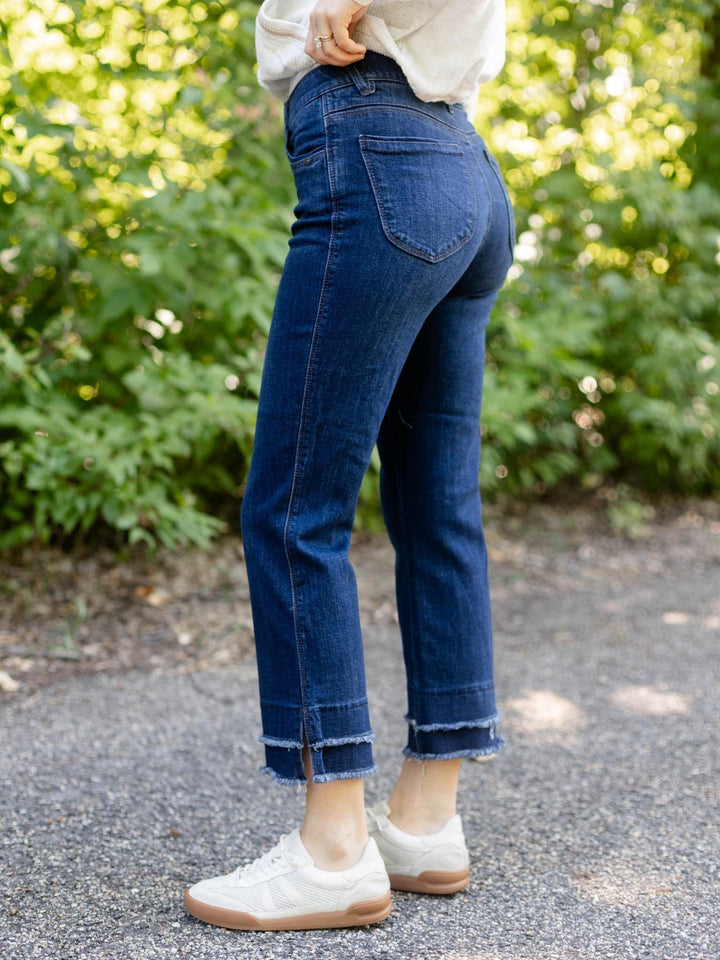 Democracy Indigo Ab Solution Kick Flare Double Layer