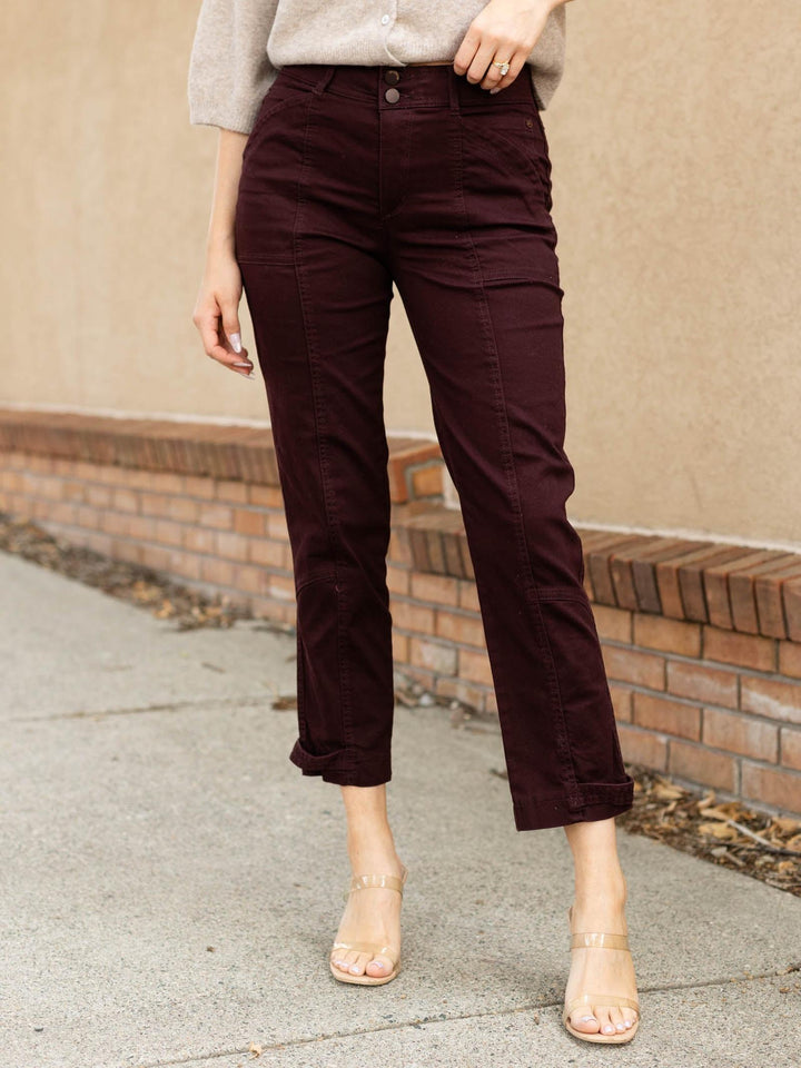 cropped ankle pants
