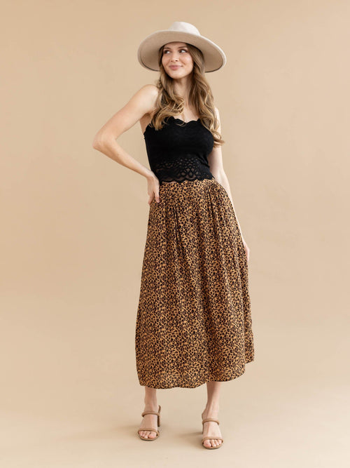 animal print skirt