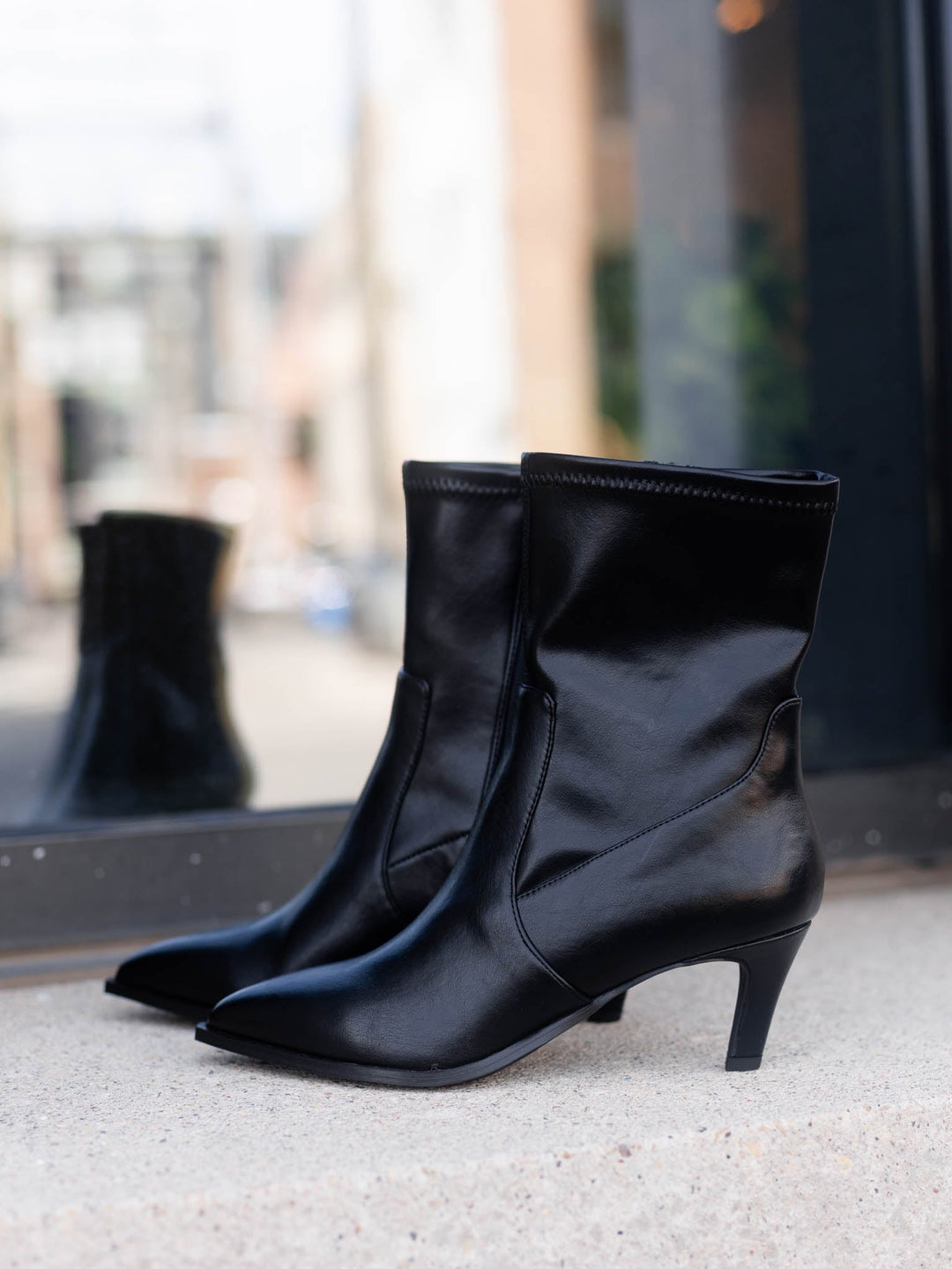 black boots