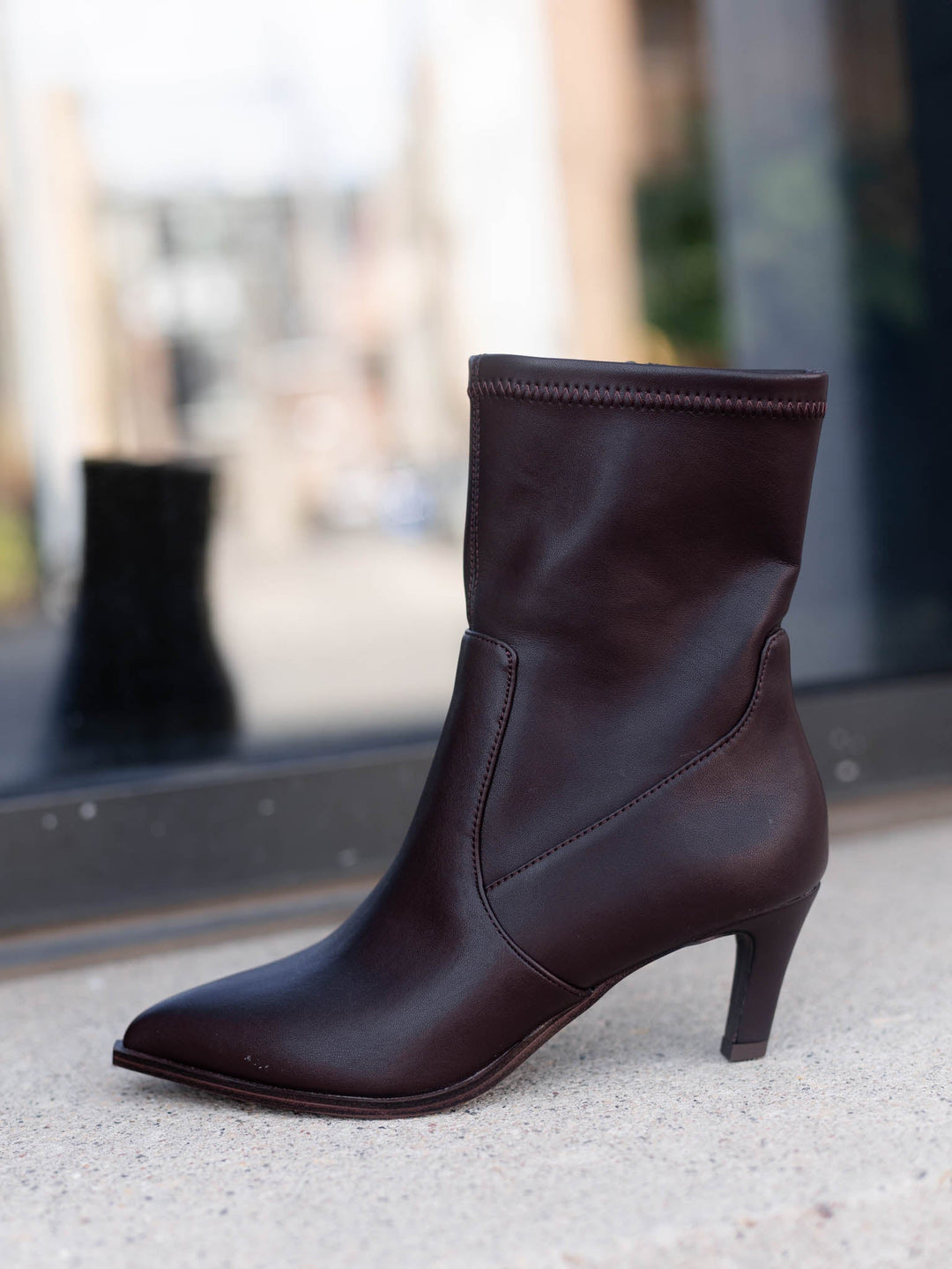 brown boots
