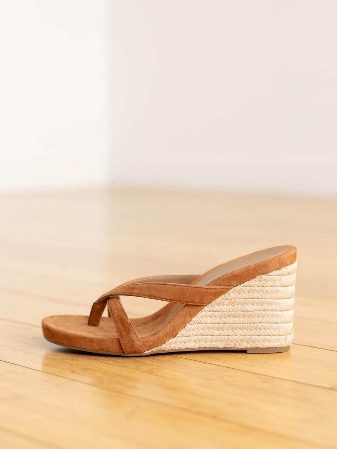brown suede espadrille
