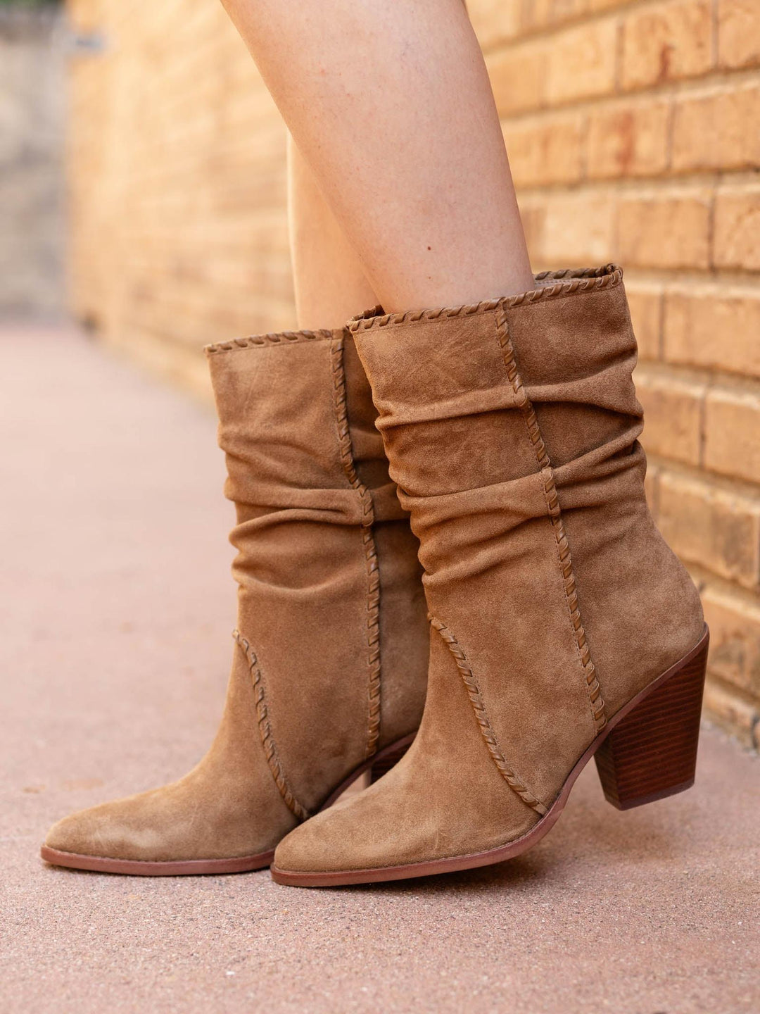 slouchy western boot