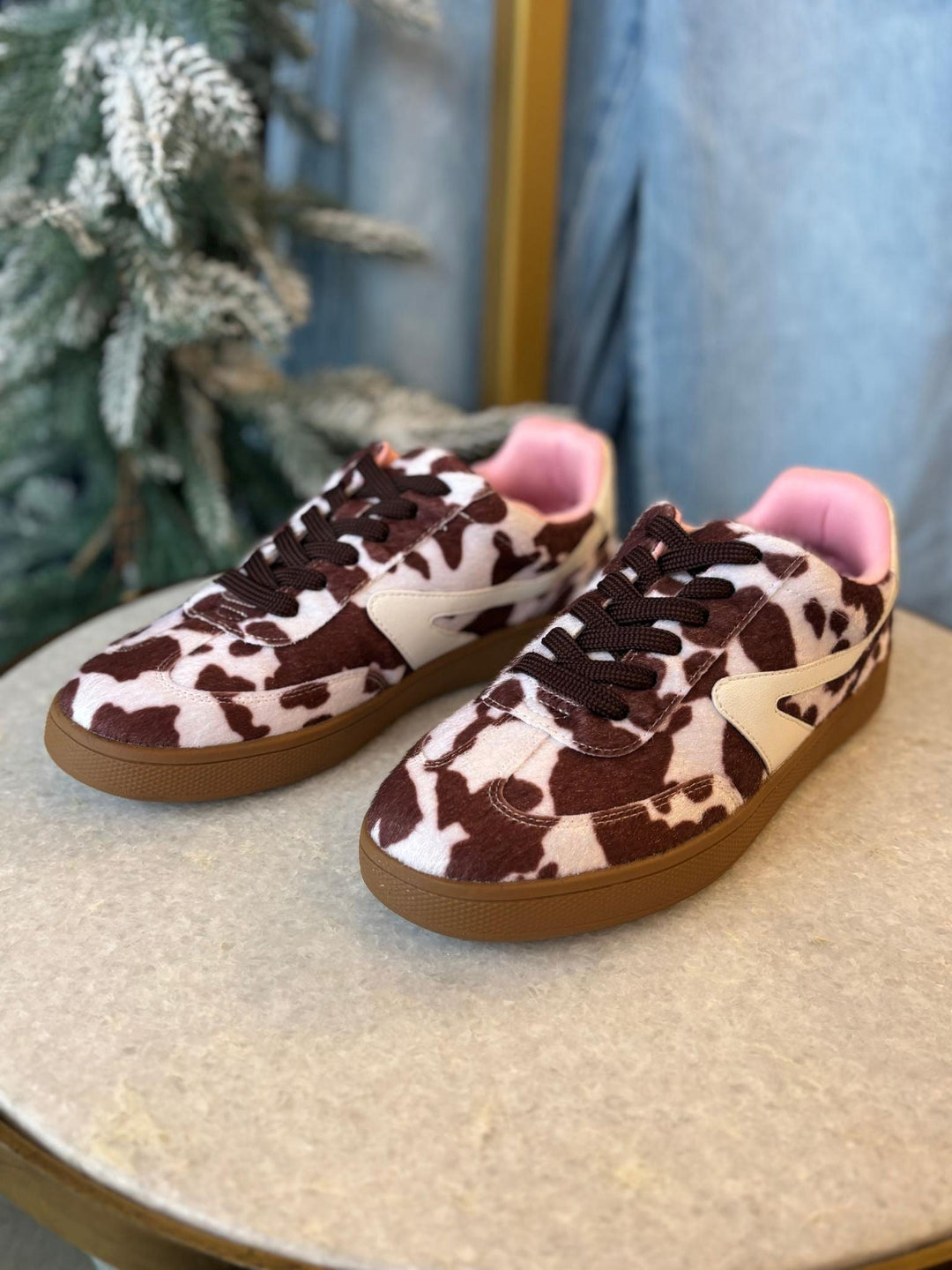 cow print sneaker