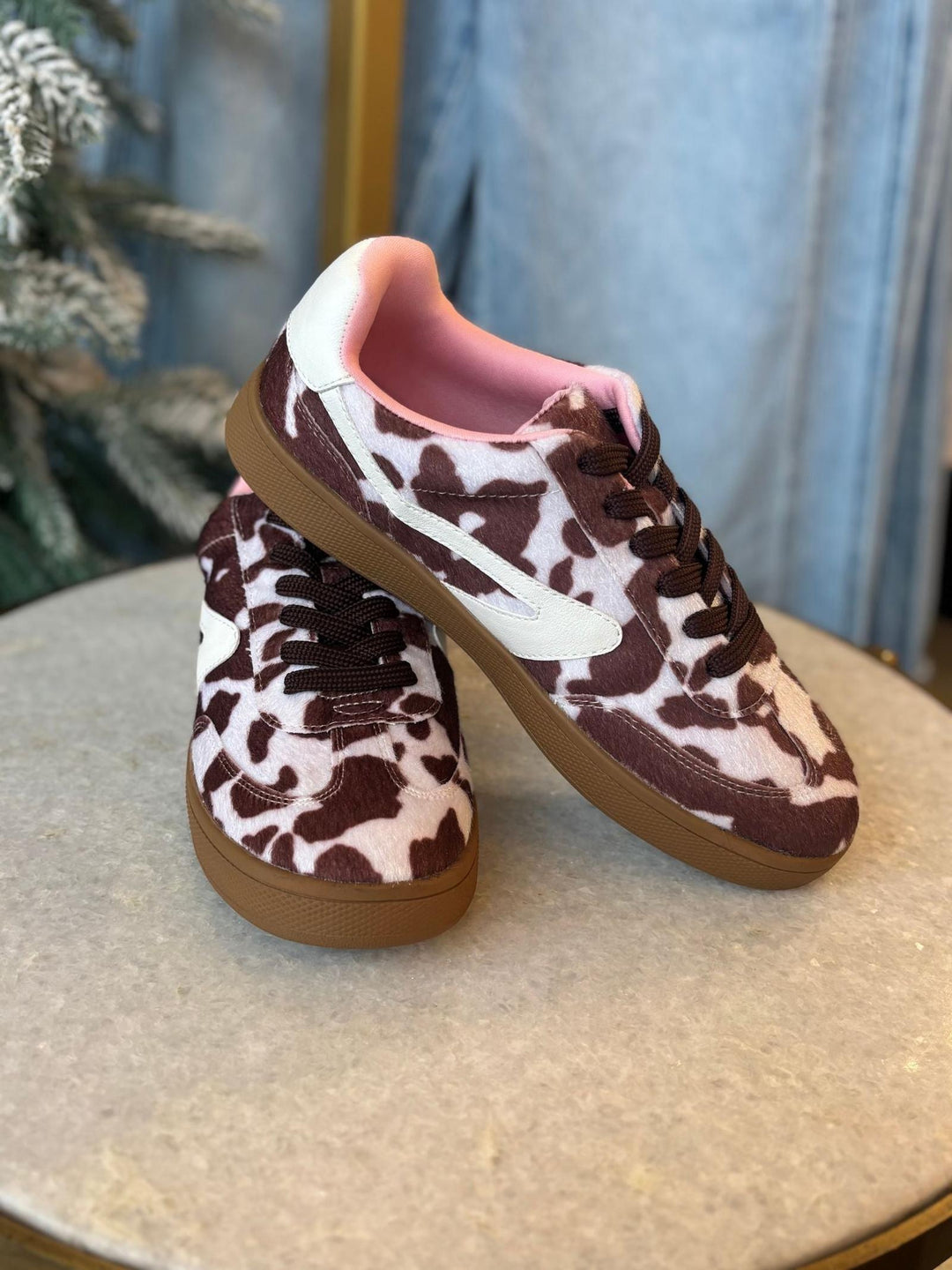 cow print sneaker