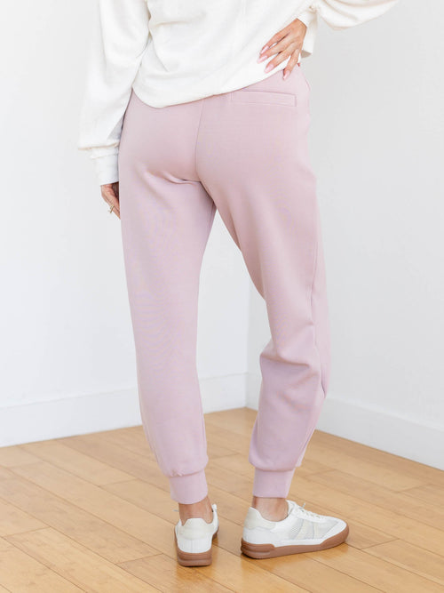 light pink soft jogger pants