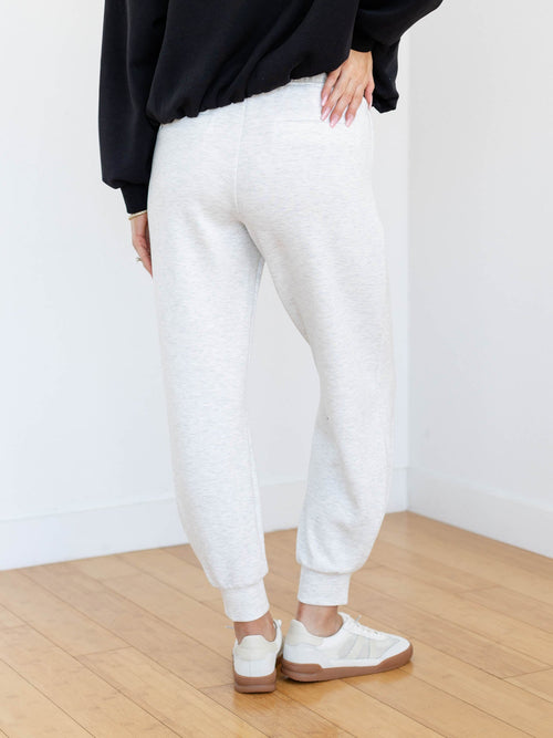 light heather gray soft jogger pants