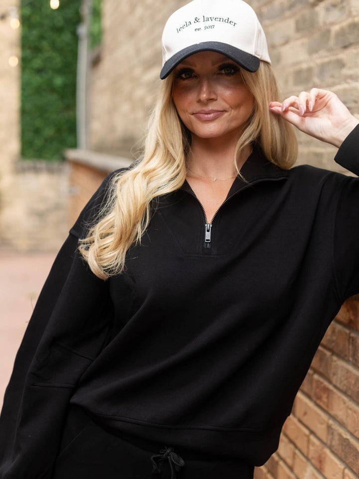 DoubleLUXE Quarter Zip Pullover