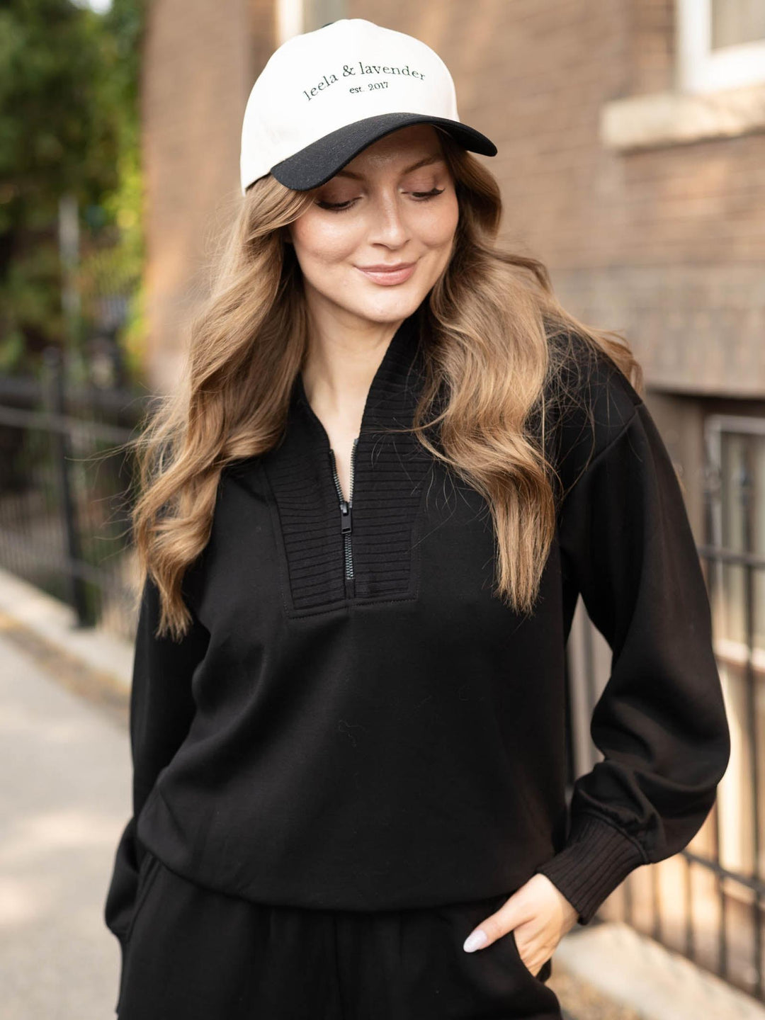 DoubleLUXE Rib Quarter Zip Jacket