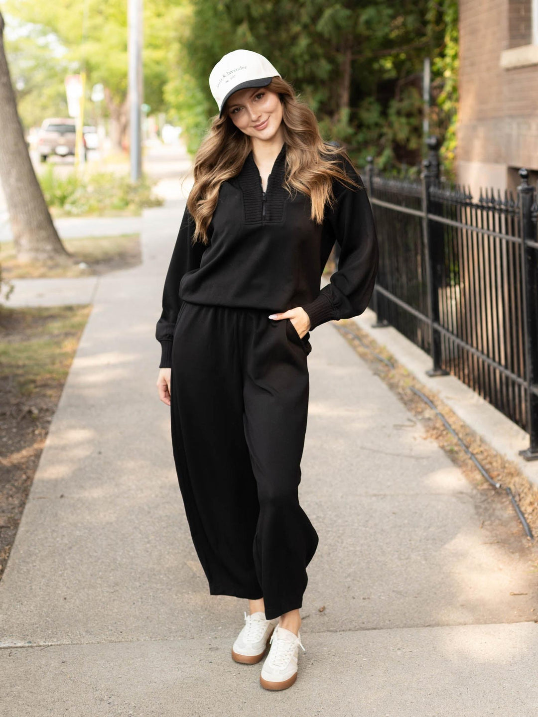 DoubleLUXE Rib Quarter Zip Jacket