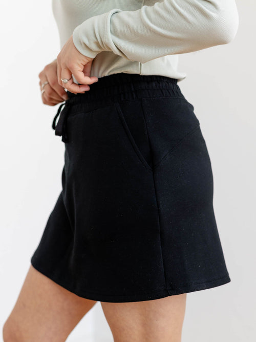 black super soft skort