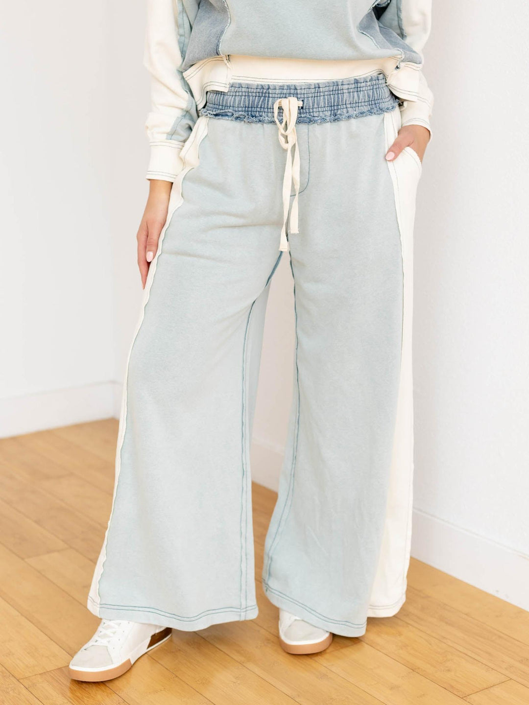 sage colored wide leg pant